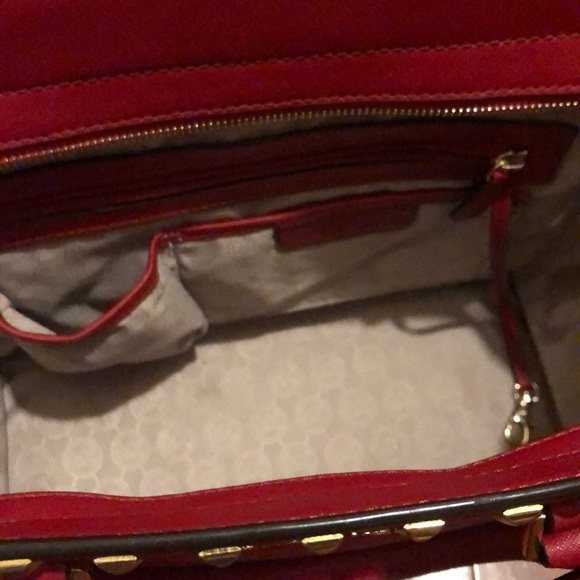 MICHAEL by Michael Kors Red Selma Bag - Picture 4 of 4